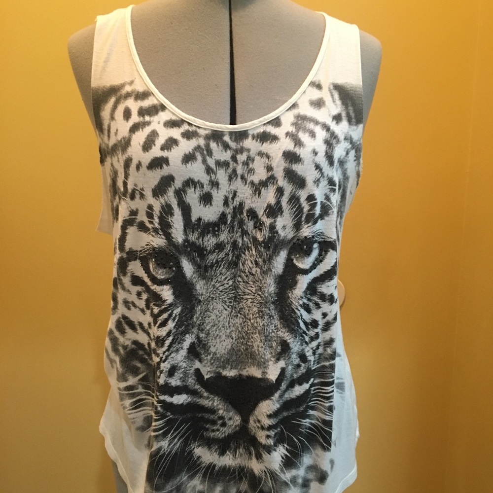 Charlotte Russe leopard tank